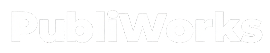 Logotipo simbólico Publiworks